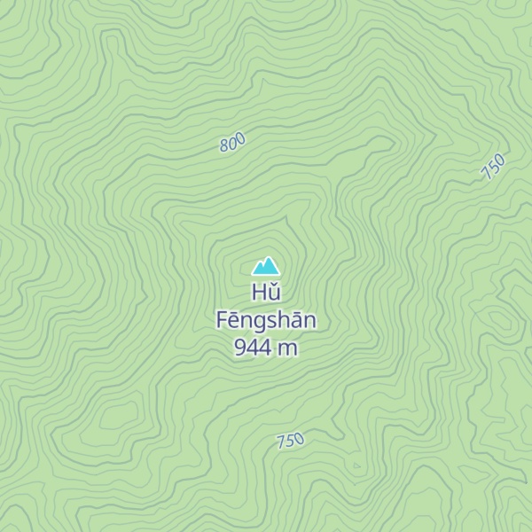 Map of Hǔ Fēngshān