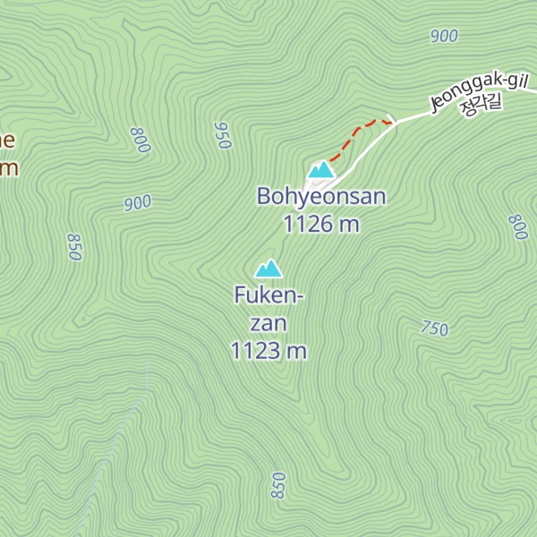 Map of Fuken-zan