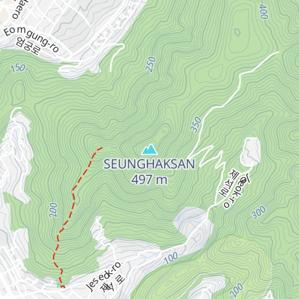 Map of SEUNGHAKSAN