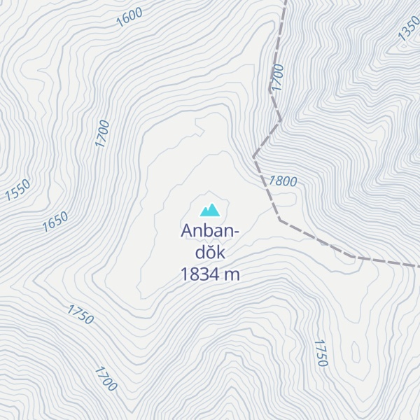 Map of Anban-dŏk
