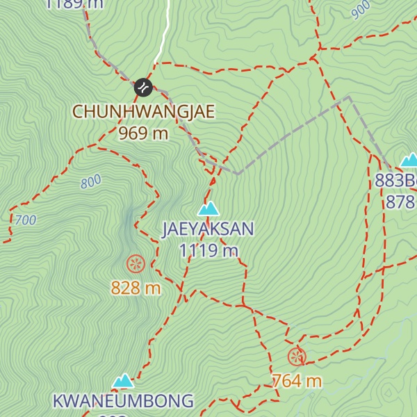 Map of JAEYAKSAN