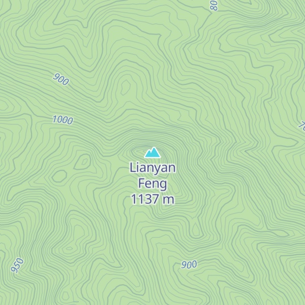 Map of Lianyan Feng