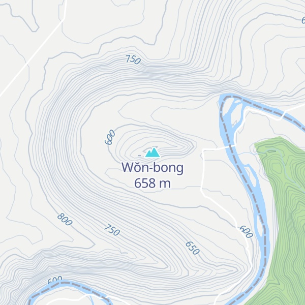 Map of Wŏn-bong