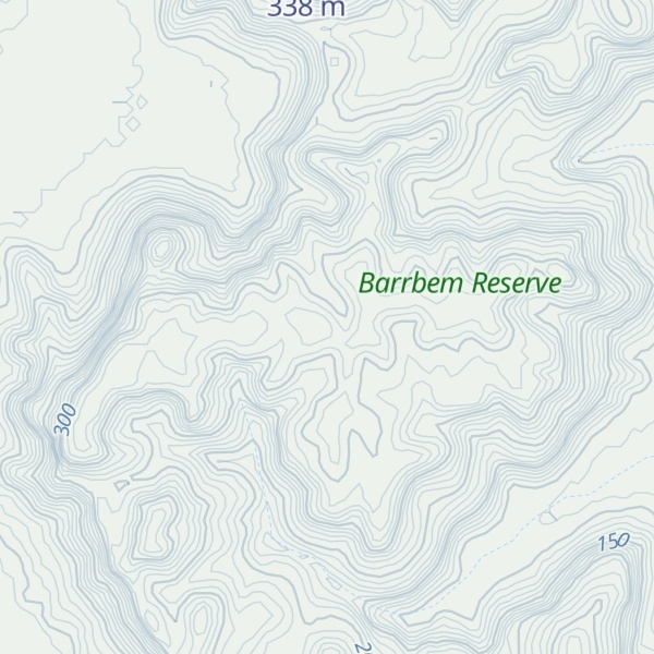 Map of Mount Zimmermann