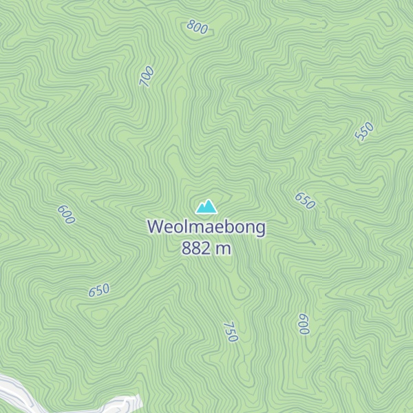 Map of Weolmaebong