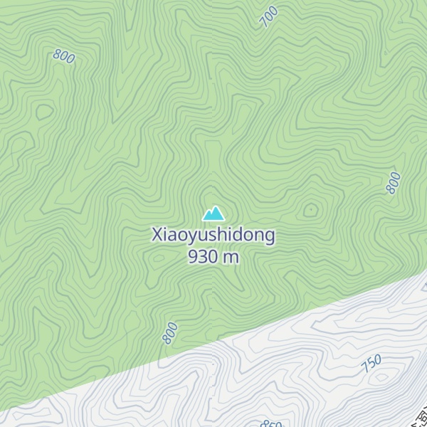 Map of Xiaoyushidong
