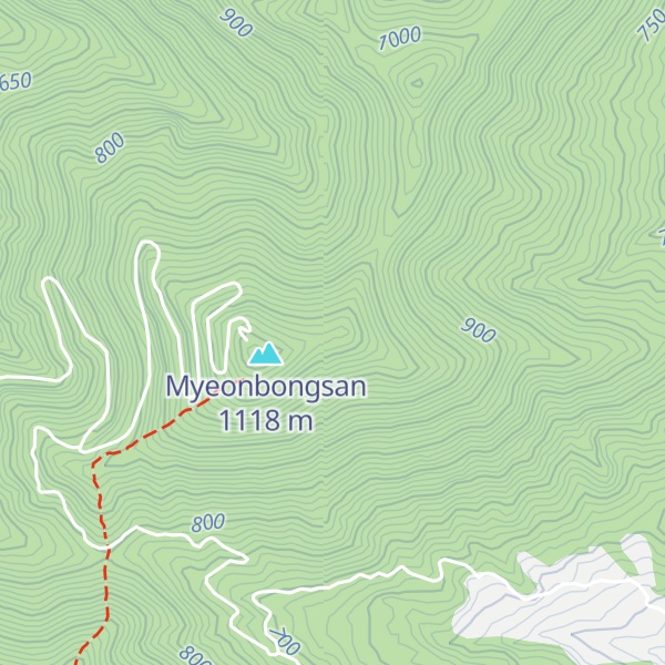 Map of Anbongsan