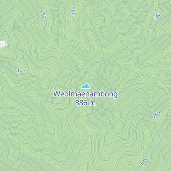 Map of Weolmaenambong