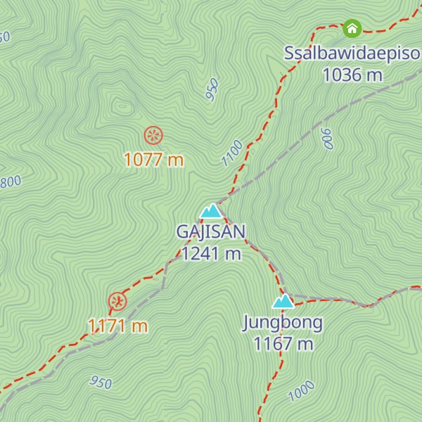 Map of GAJISAN
