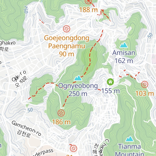 Map of Ognyeobong
