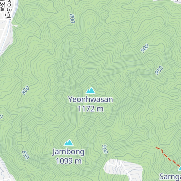 Map of Yeonhwasan