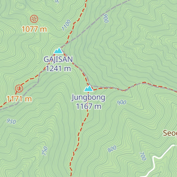 Map of Jungbong
