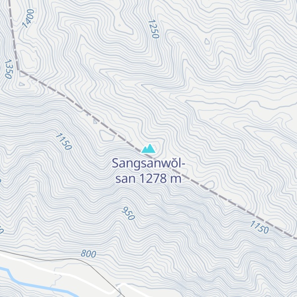 Map of Sangsanwŏl-san