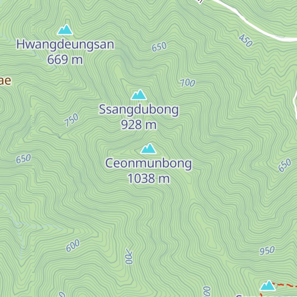 Map of Ceonmunbong