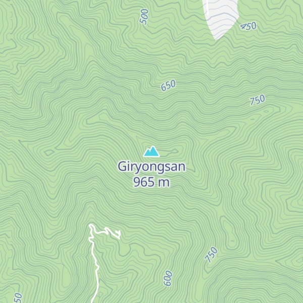 Map of Giryongsan