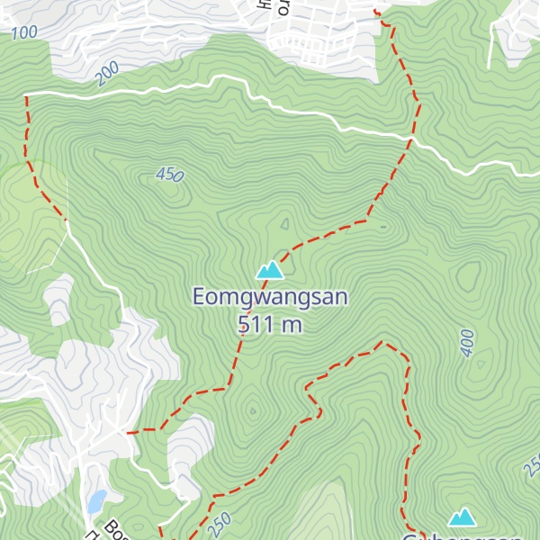 Map of Eomgwangsan