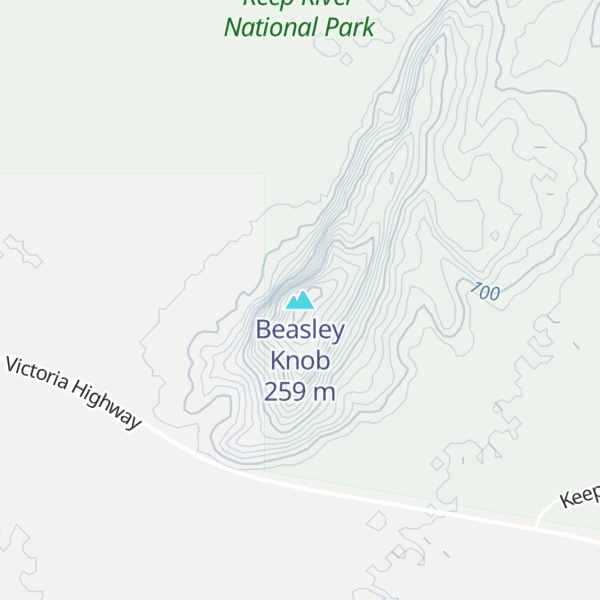 Map of Beasley Knob
