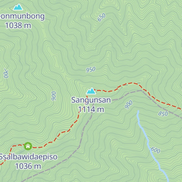 Map of Sangunsan