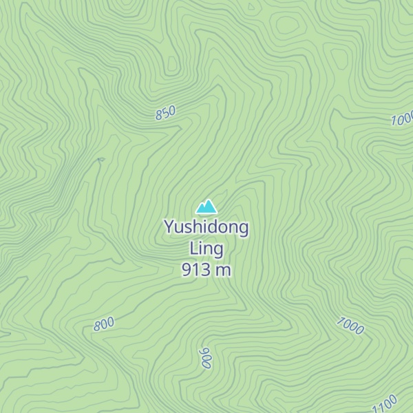 Map of Yushidong Ling