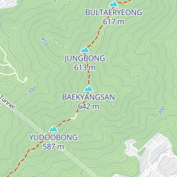 Map of BAEKYANGSAN