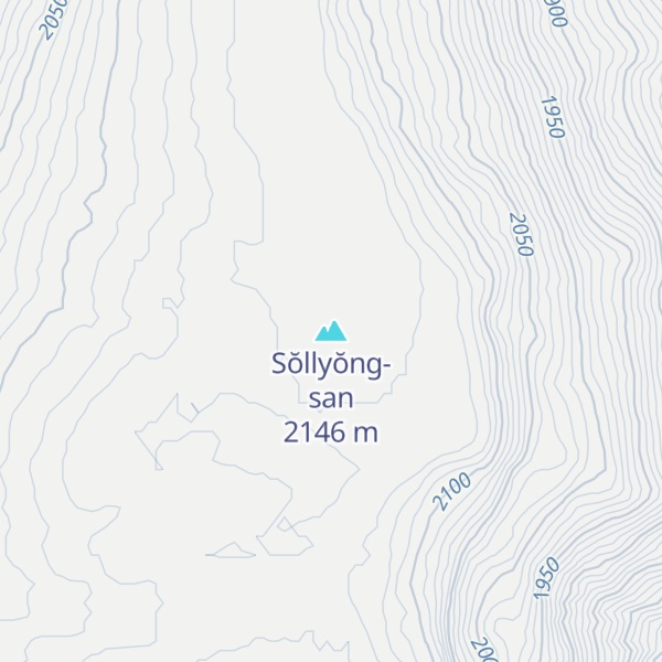 Map of Sŏllyŏng-san
