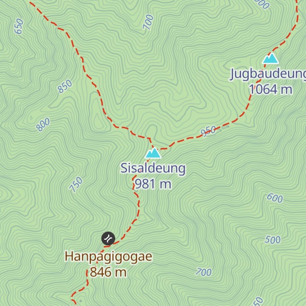 Map of Sisaldeung