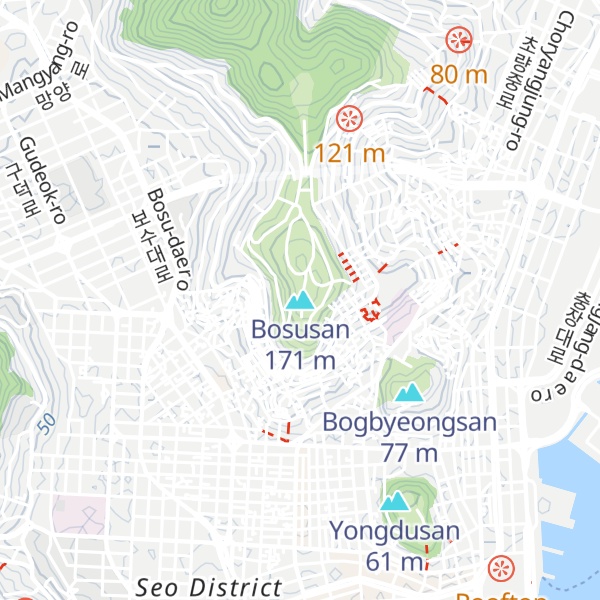 Map of Bosusan