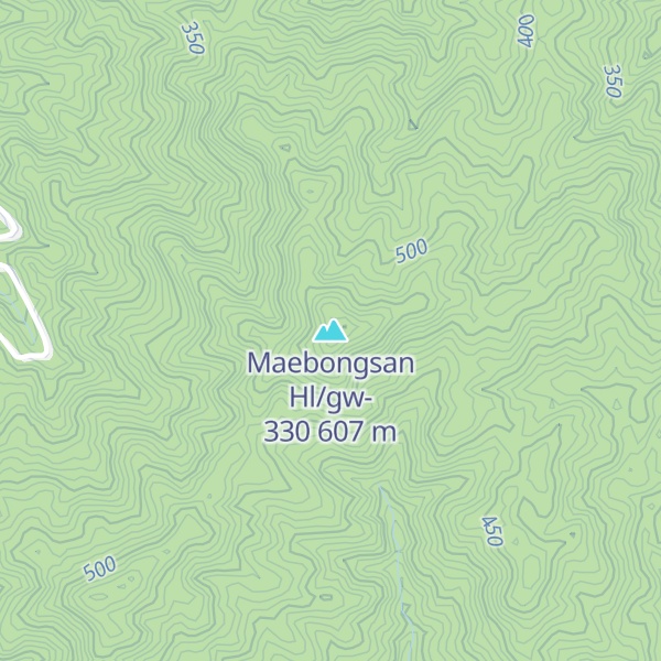 Map of Maebongsan Hl/gw-330
