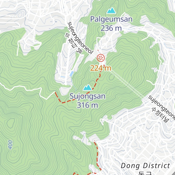 Map of Sujongsan