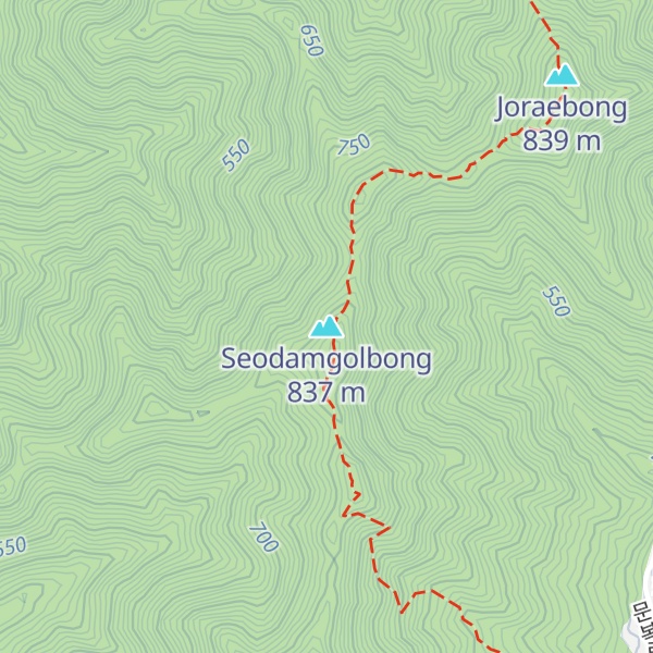 Map of Seodamgolbong