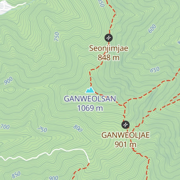 Map of GANWEOLSAN