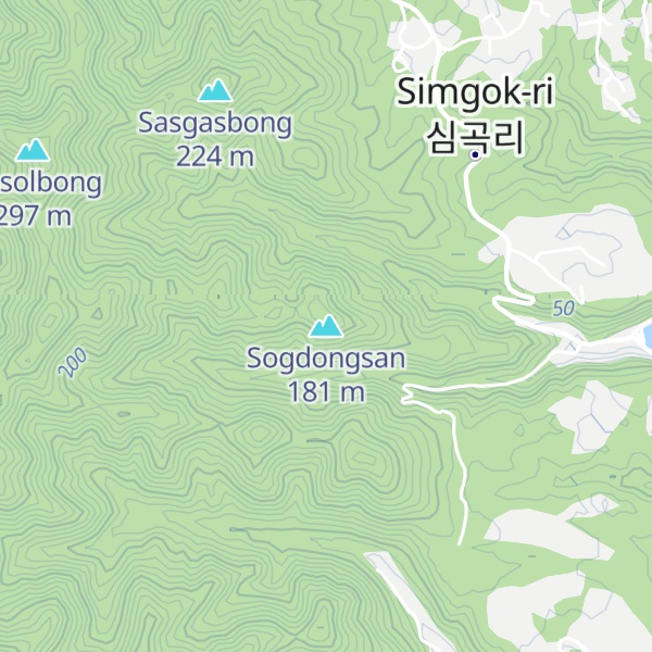 Map of Sogdongsan