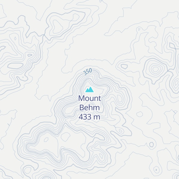 Map of Mount Behm