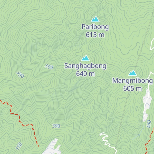 Map of Sanggyebong