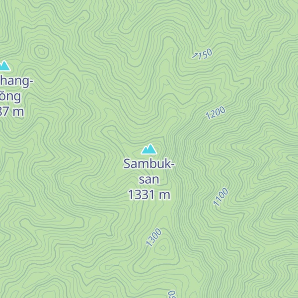Map of Sambuk-san