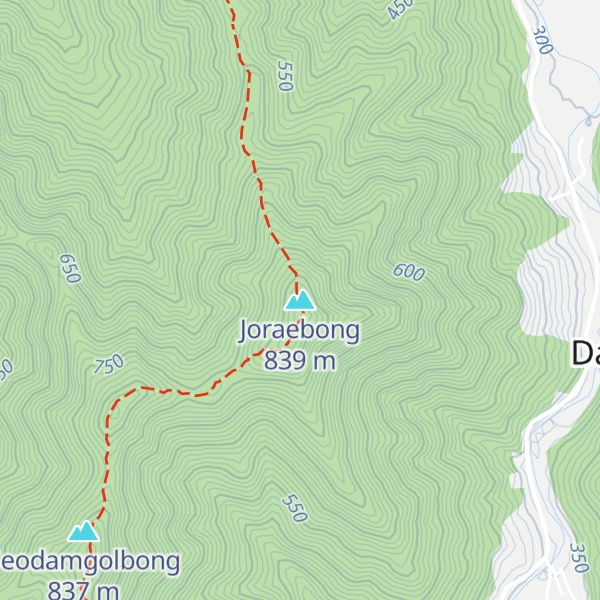Map of Joraebong