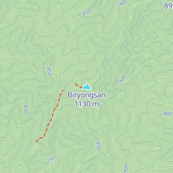 Map of Biryongsan