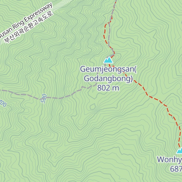 Map of Mireugbong