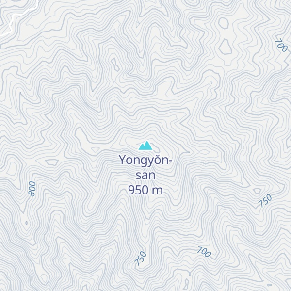 Map of Yongyŏn-san