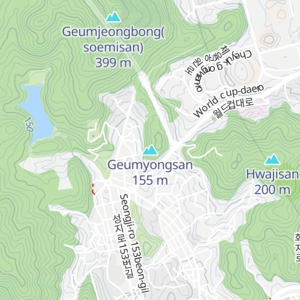 Map of Geumyongsan