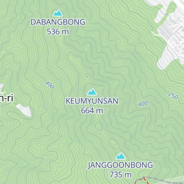 Map of KEUMYUNSAN