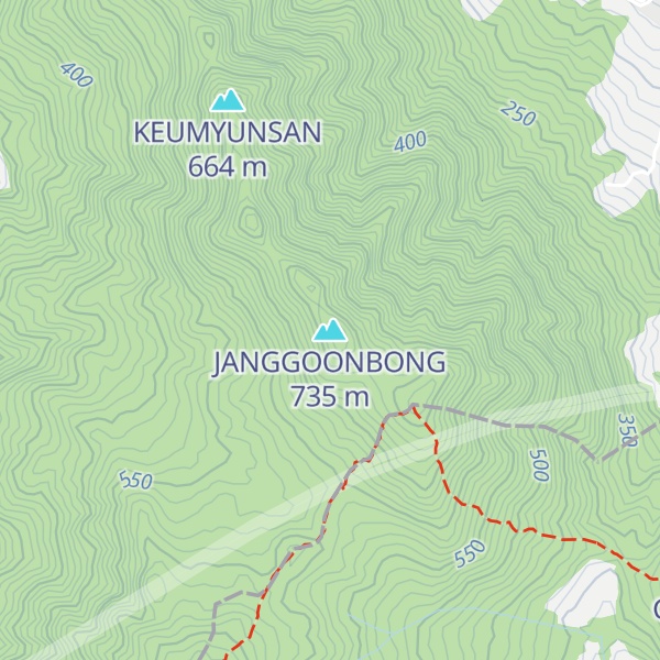 Map of JANGGOONBONG