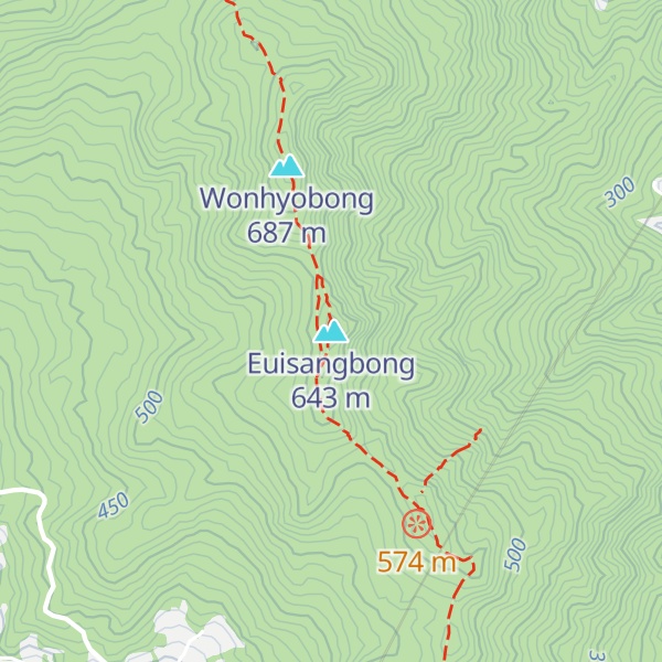 Map of Euisangbong