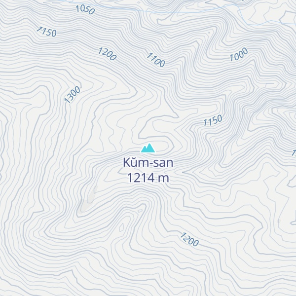 Map of Kŭm-san