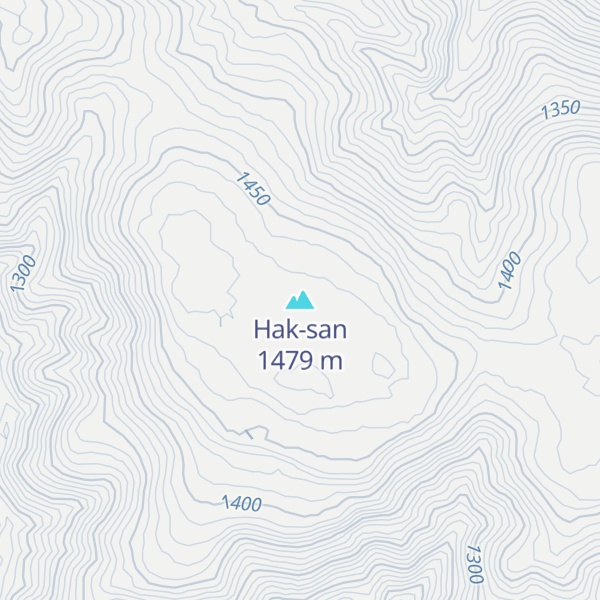 Map of Hak-san