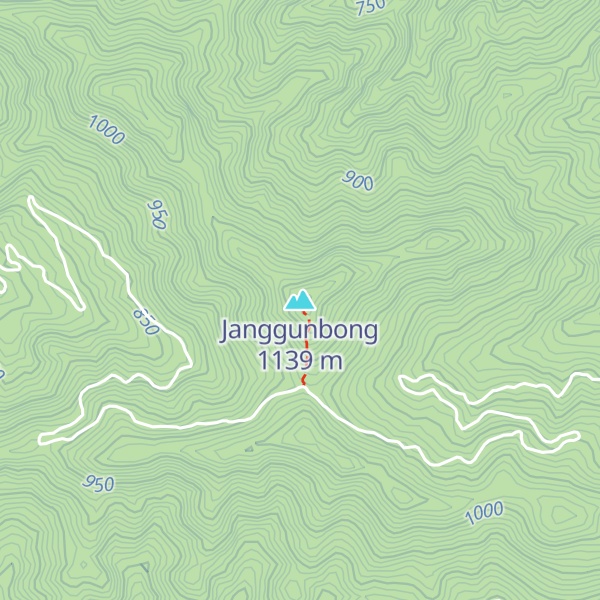 Map of Janggunbong