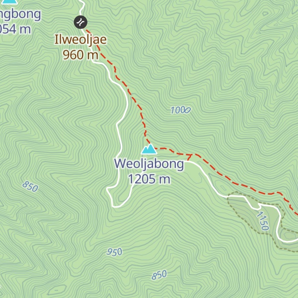 Map of Weoljabong