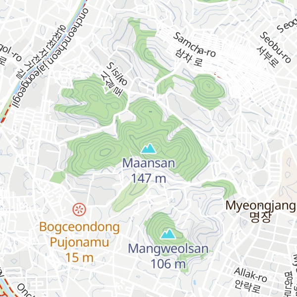 Map of Maansan