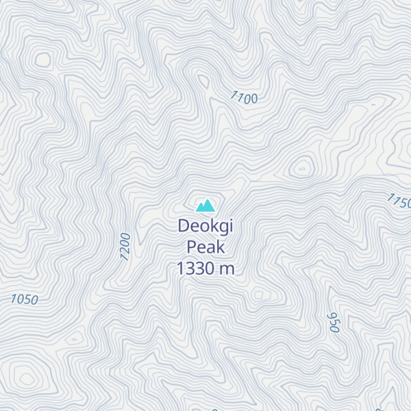 Map of Deokgi Peak