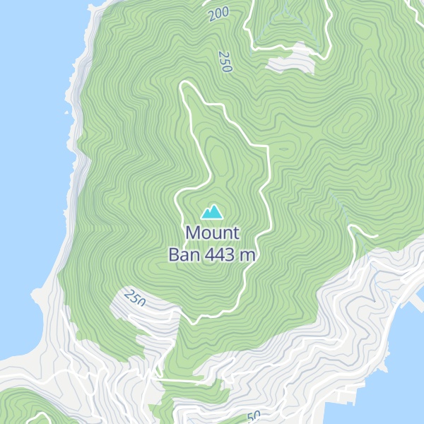 Map of Mount Ban